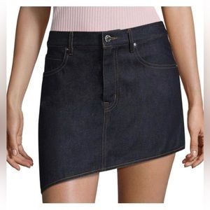 Helmut Lang - Asymmetric Skirt - Denim